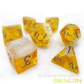 Set da dadi della birra bescon, novità 7pcs Beerdice Polihedral D&D Dnd Dice Set di 7 pezzi, dungeons e dragons dadi dadi